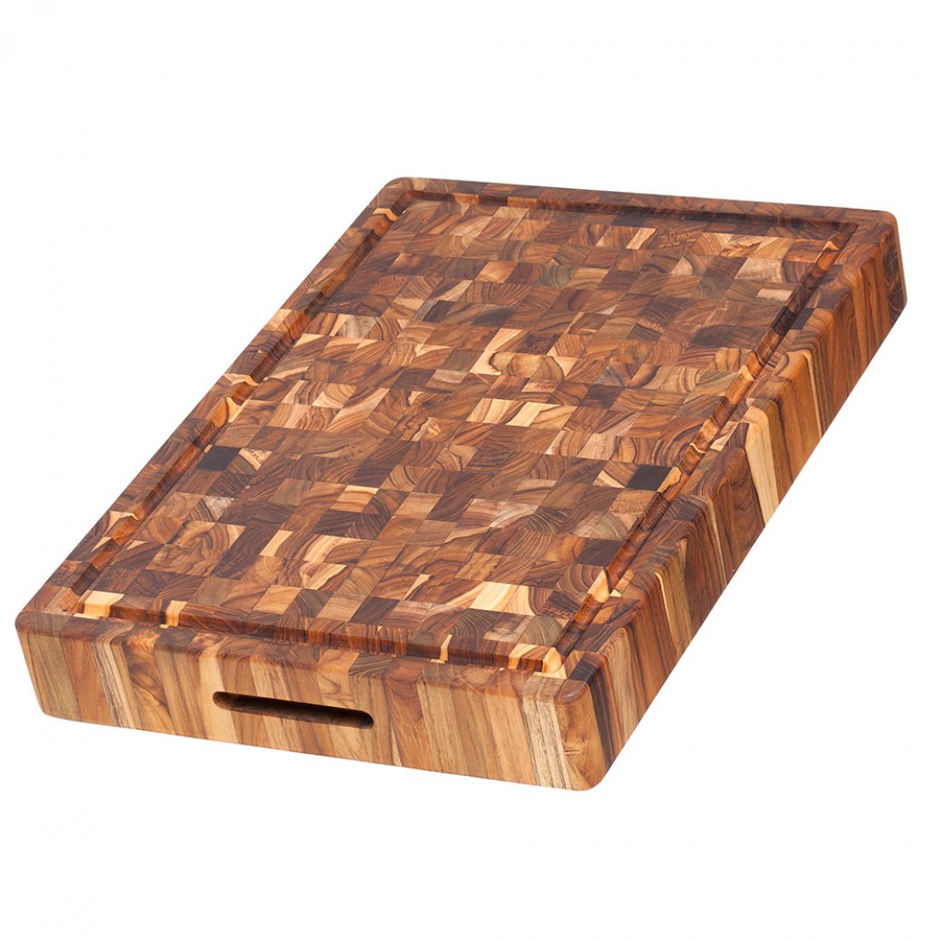 TeakHaus skärbräda 41x36cm ändträ