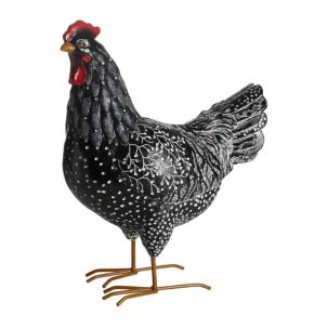 Mogihome Grann Höna 31x18x39 cm, Svart