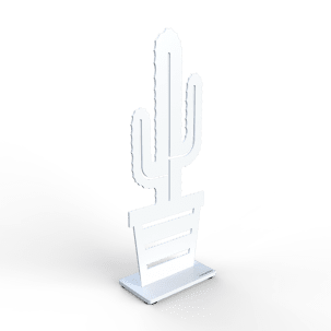 Lonneberg Kaktus Cowboy 50 cm, vit