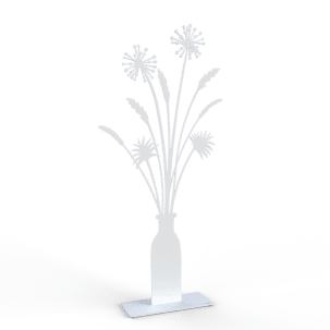 Lonneberg Pampasgräs 60 cm, vit