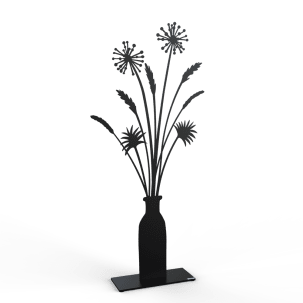 Lonneberg Pampasgräs 60 cm, svart struktur