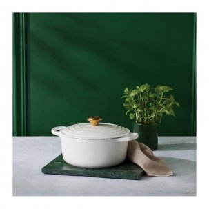 Le Creuset Rund Gryta 4,2 liter 24 cm, White