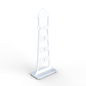 Lonneberg Fyr 70 cm, vit