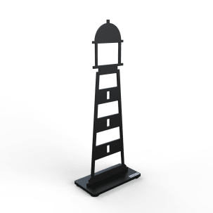 Lonneberg Fyr 30 cm, svart struktur