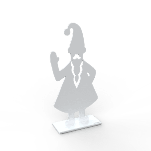 Lonneberg Tomte 30 cm, vit