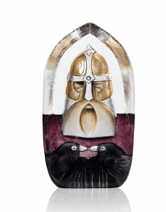 Målerås Glasblock Nordic Icons Oden 12x22 cm