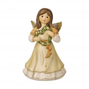 Goebel Ängel Hjärtlig glädje, speldosa 14 cm