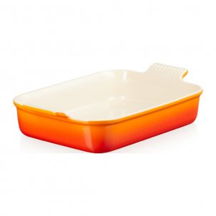 Le Creuset Heritage Rektangulär Ugnsform 32x23,5 cm 4 liter, Volcanic