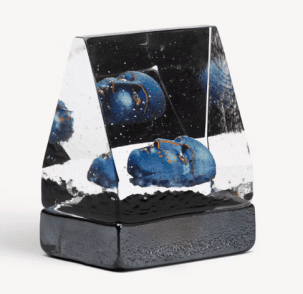 KB Bertil Vallien Black Elements Skulptur House of Mystery Blue AC