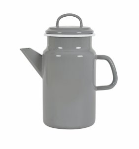 Kockums Tekanna / Kaffekanna emalj, 2 liter, Kockums Grey
