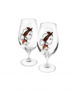 Kosta Boda All About You Ölglas 40 cl, Near You 2-pack, Orange