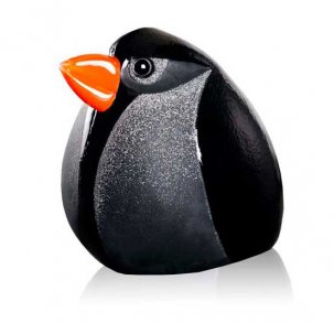 Målerås Glasbruk Bullet fågel liten 13,5 cm