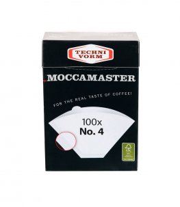 Moccamaster Kaffefilter 1x4, 100 st
