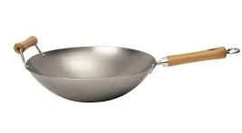 Dexam Wok 36 cm Wok Star, Kolstål