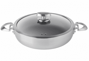 Scanpan CS+ Serveringspanna 28 cm med två öron och lock