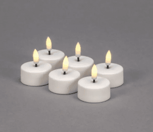 Konstsmide Värmeljus LED vit 6 st