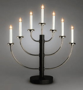 Konstsmide Ljusstake 7 lampor, metall svart