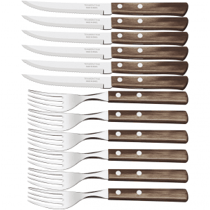 Tramontina Köttbestick 12 delar 6 gaffel 6 kniv