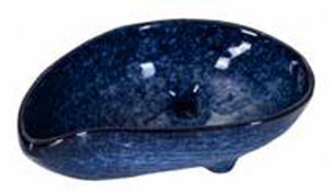 Nääsgränsgården Musselskål stor, blå 16cm
