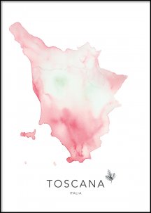Wineprints Akvarell Toscana (50x70)