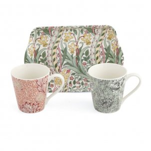 Morris & Co Set 2 Muggar & Bricka, Mix