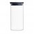 Brabantia Glasburk stapelbar 1,1 liter Glas/Grått Lock