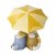 Goebel RW katt Amici sotto l´ombrello