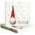 Nääsgränsgården Servetter Dekortomte 1 tomte vit 20 st 33x33cm