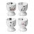 Pluto Design Äggkoppar Mumin Glädje 4-pack