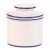 Butter Bell Smrlocka Le Bistro, White/Blue Trim