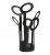 Klong Fanny vas svart liten 33 cm