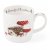 Wrendale Designs Mugg 31 cl, Home For Christmas Hedgehog