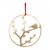Pluto Design Blankpynt Stor Domherre, Guld