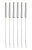 Dorre Fonda Fonduegaffel 24 cm 6-pack, Rostfritt Stål