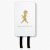Solstickan Brandfilt 120x120cm, Vit/Guld