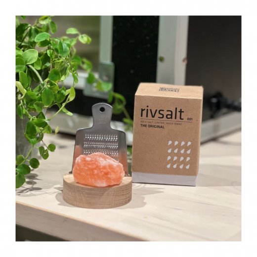 Rivsalt™ Original Rivjärn och Träplatta med Saltsten