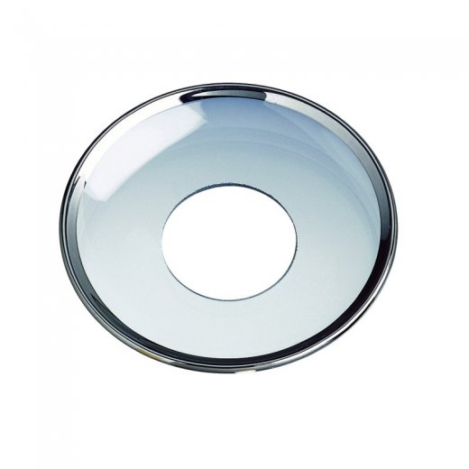 Nybro Ljusmanschett klar silverkant, 55 mm