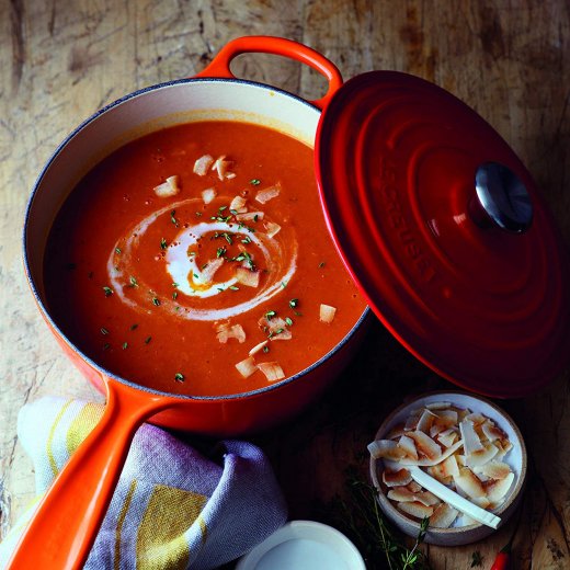 Le Creuset gjutjärnskastrull 1,5 liter med handtag vulkan