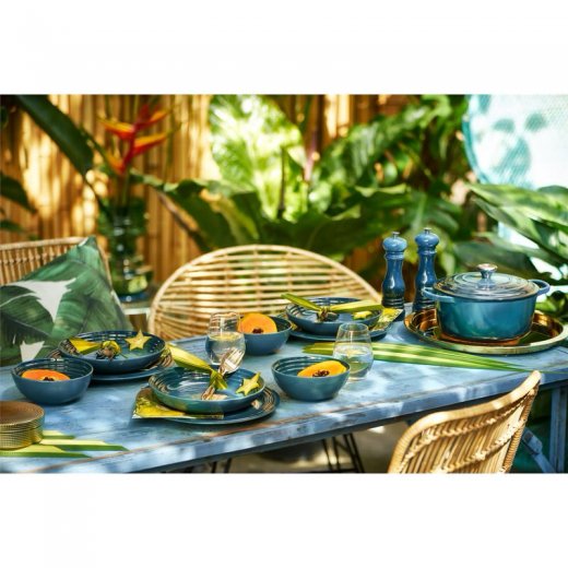 Le Creuset Signature Rund Gryta 24 cm 4,2 liter, Deep Teal