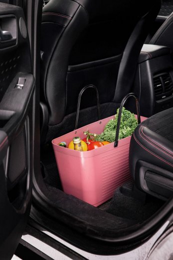 Hinza Väska Stor Green Plastic, Varmrosa