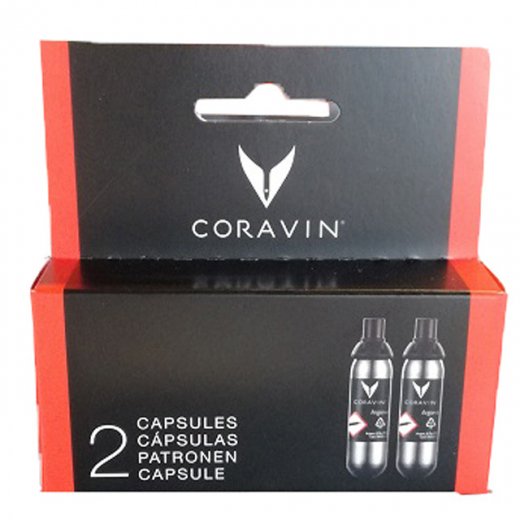 Coravin kapslar med argongas 2 st