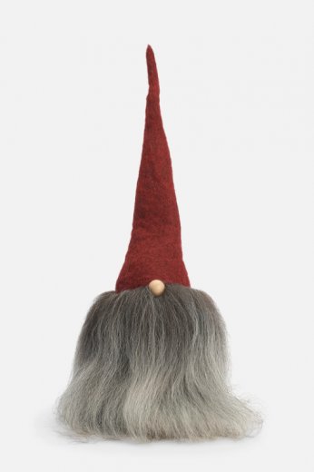 Åsas Tomtebod Skäggtomte grå luva