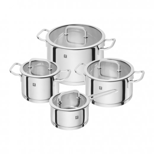 Zwilling Moment S Grytset 8 delar med glaslock