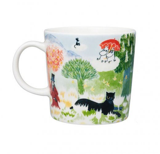 Arabia Muminmugg Mumindalen akvarell 2017