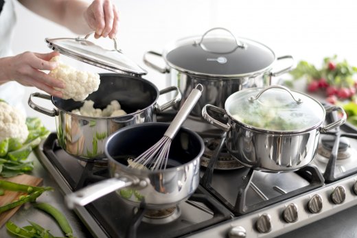 GreenPan Bonn Grytset 4 delar 3 grytor 1 kastrull