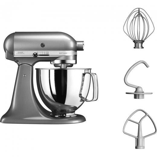 KitchenAid Artisan Köksmaskin 4,8 liter Contour Silver