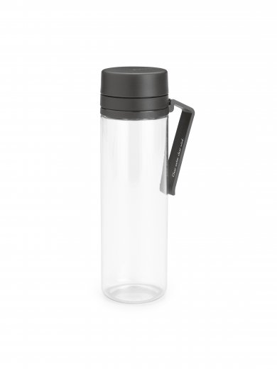 Make & Take Vattenflaska med sil 50 cl, Dark Grey