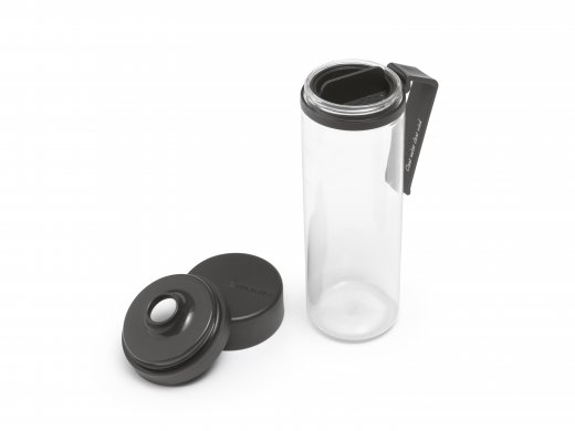 Make & Take Vattenflaska med sil 50 cl, Dark Grey