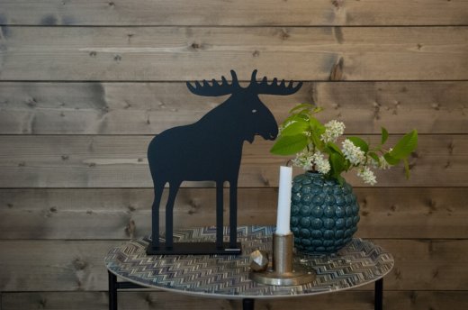 Lonneberg Älg 50 cm, svart struktur