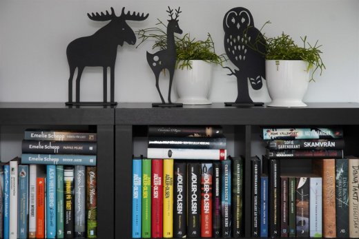 Lonneberg Älg 50 cm, svart struktur